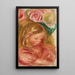 Coco dans les roses - Pierre-Auguste Renoir — quadro incorniciato alla parete