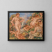 Composition cinque bagnanti - Pierre-Auguste Renoir — quadro incorniciato alla parete