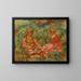 Due donne nell'erba - Pierre-Auguste Renoir — quadro incorniciato alla parete
