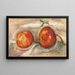 Due mele - Pierre-Auguste Renoir — quadro incorniciato alla parete