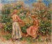 Due donne nel giardino a Cagnes - Pierre-Auguste Renoir — vista dell’opera