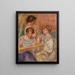 Ricamatrici Le Ricamatrici - Pierre-Auguste Renoir — quadro incorniciato alla parete