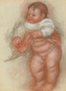 Enfant nudo in piedi - Pierre-Auguste Renoir — vista dell’opera