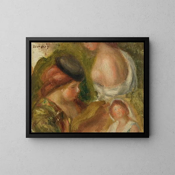Studi delle donne - Pierre-Auguste Renoir — quadro incorniciato alla parete