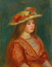 Donna con busto rosso - Pierre-Auguste Renoir — vista dell’opera