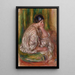 Femme en costume oriental - Pierre-Auguste Renoir — quadro incorniciato alla parete