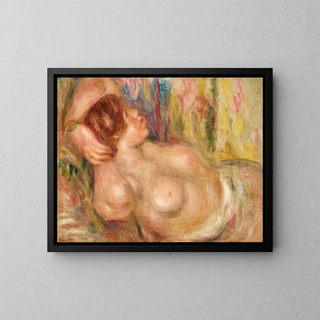 Donna nuda addormentata - Pierre-Auguste Renoir — quadro incorniciato alla parete