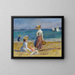 Figures sur la plage - Pierre-Auguste Renoir — quadro incorniciato alla parete