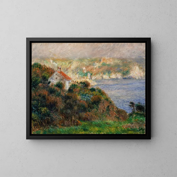 Nebbia su Guernsey - Pierre-Auguste Renoir — quadro incorniciato alla parete