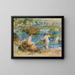 Ragazzi nudi tra le scogliere, Guernsey - Pierre-Auguste Renoir — quadro incorniciato alla parete