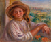Giovane donna sul balcone, Cagnes - Pierre-Auguste Renoir — vista dell’opera