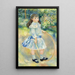 Fille au cerceau - Pierre-Auguste Renoir — quadro incorniciato alla parete