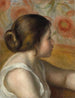 Tête de jeune fille - Pierre-Auguste Renoir — vista dell’opera