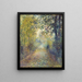 Nei boschi - Pierre-Auguste Renoir — quadro incorniciato alla parete
