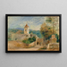 La Chapelle, Cagnes - Pierre-Auguste Renoir — quadro incorniciato alla parete
