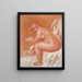 La toilette ou Donna nuda che si asciuga - Pierre-Auguste Renoir — quadro incorniciato alla parete
