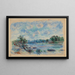 Paesaggio a Pont-Aven - Pierre-Auguste Renoir — quadro incorniciato alla parete