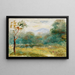 Paesaggio del sud della Francia Cagnes-sur-Mer - Pierre-Auguste Renoir — quadro incorniciato alla parete