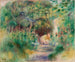 Paesaggio con donna che lavora in giardino - Pierre-Auguste Renoir — vista dell’opera