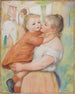 La blanchisseuse et son enfant Aline et Pierre - Pierre-Auguste Renoir — vista dell’opera