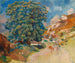 Le Grand Arbre au Bord de la Route - Pierre-Auguste Renoir — vista dell’opera