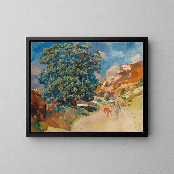 Le Grand Arbre au Bord de la Route - Pierre-Auguste Renoir — quadro incorniciato alla parete