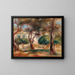 Le Jardin des Collettes - Pierre-Auguste Renoir — quadro incorniciato alla parete