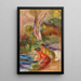 Le Lavandaie - Pierre-Auguste Renoir — quadro incorniciato alla parete