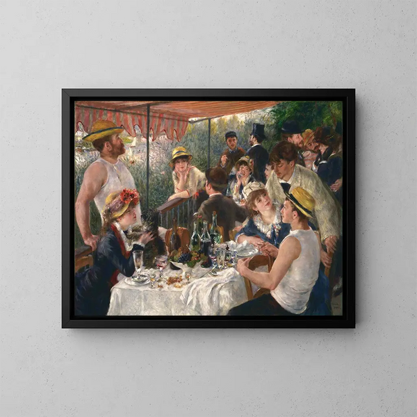 Pranzo dei canottieri - Pierre-Auguste Renoir — quadro incorniciato alla parete