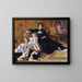 Madame Georges Charpentier, Marguerite-Louise Lemonnier e i suoi figli Georgette-Berthe e Paul-Émile-Charles - Pierre-Auguste Renoir — quadro incorniciato alla parete