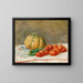 Melone e pomodori - Pierre-Auguste Renoir — quadro incorniciato alla parete