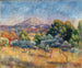 Mont Sainte-Victoire - Pierre-Auguste Renoir — vista dell’opera