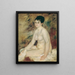 Dopo il bagno - Pierre-Auguste Renoir — quadro incorniciato alla parete