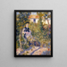 Nini nel giardino Nini Lopez - Pierre-Auguste Renoir — quadro incorniciato alla parete