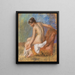 Nu al sedile - Pierre-Auguste Renoir — quadro incorniciato alla parete
