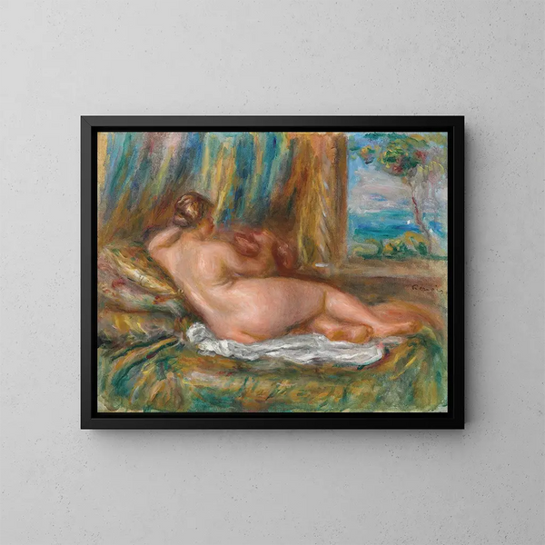Odalisque sdraiata - Pierre-Auguste Renoir — quadro incorniciato alla parete