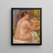 Nu di schiena - Pierre-Auguste Renoir — quadro incorniciato alla parete