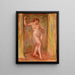 Nu alle nacchere - Pierre-Auguste Renoir — quadro incorniciato alla parete