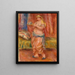 Odalisque con servizio da tè - Pierre - Auguste Renoir — quadro incorniciato alla parete