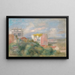 Paesaggio di Montmartre - Pierre-Auguste Renoir — quadro incorniciato alla parete