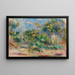 Paesaggio alberato - Pierre-Auguste Renoir — quadro incorniciato alla parete