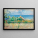 Paesaggio con sfondo marino - Pierre-Auguste Renoir — quadro incorniciato alla parete
