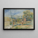 Paesaggio vicino a Cagnes - Pierre-Auguste Renoir — quadro incorniciato alla parete
