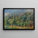 Paesaggi della Provenza, Cagnes - Pierre-Auguste Renoir — quadro incorniciato alla parete