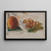 Pesca e uva - Pierre-Auguste Renoir — quadro incorniciato alla parete
