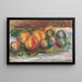 Pesche e prugne - Pierre-Auguste Renoir — quadro incorniciato alla parete