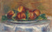 Pesche su un piatto - Pierre-Auguste Renoir — vista dell’opera