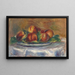 Pesche su un piatto - Pierre-Auguste Renoir — quadro incorniciato alla parete