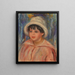Ritratto di Claude Renoir, figlio di Pierre Renoir - Pierre-Auguste Renoir — quadro incorniciato alla parete