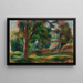 Prairie e alberi - Pierre-Auguste Renoir — quadro incorniciato alla parete